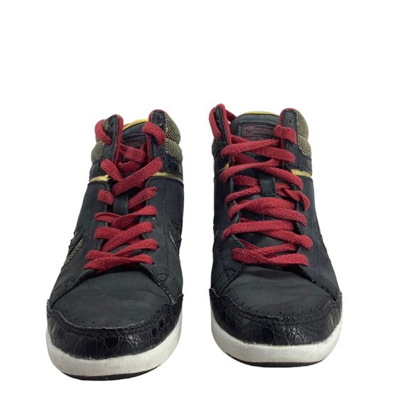 CONVERSE Lady Weapon Basketball Sneakers Women 6 Black Leather Style #514517 - Picture 2 of 6